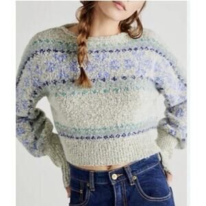 Free People Snowflake pullover medium